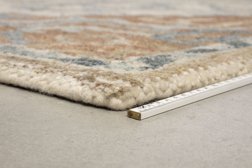 Dutchbone Amori Rug - Blue &amp; Brick