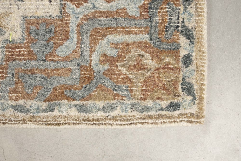 Dutchbone Amori Rug - Blue &amp; Brick