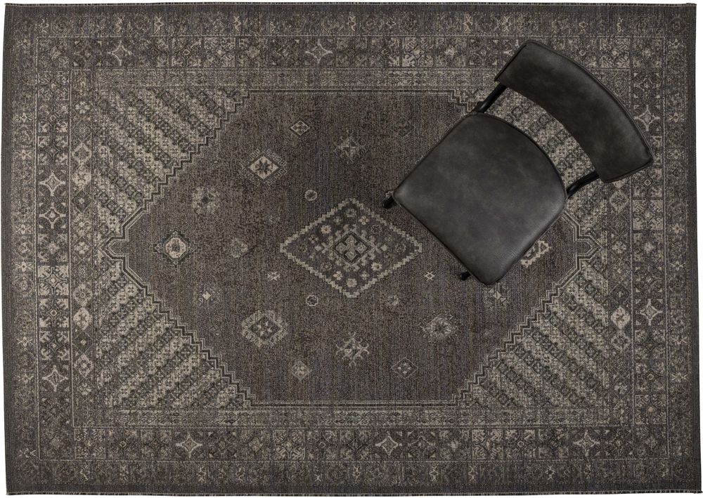 Dutchbone Devon Rug - Charcoal Green