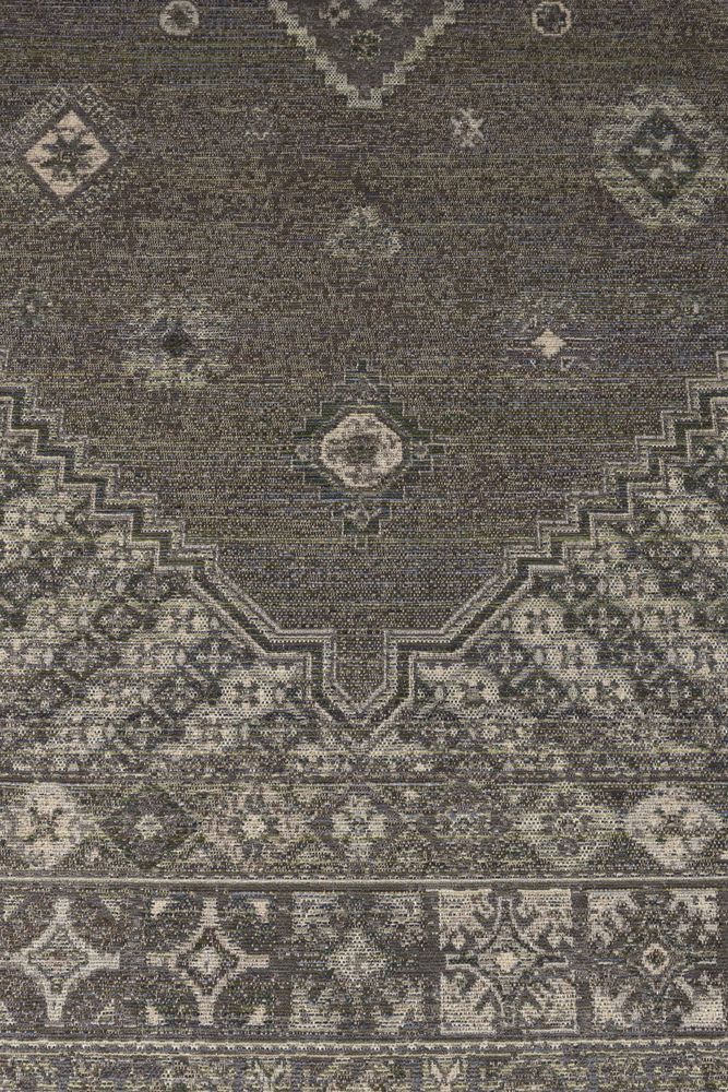 Dutchbone Devon Rug - Charcoal Green