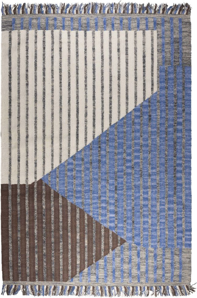 Dutchbone Hampton Rug - Blue