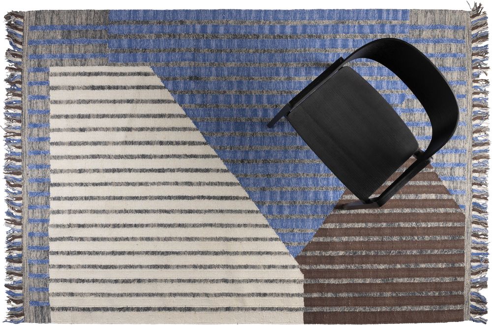 Dutchbone Hampton Rug - Blue