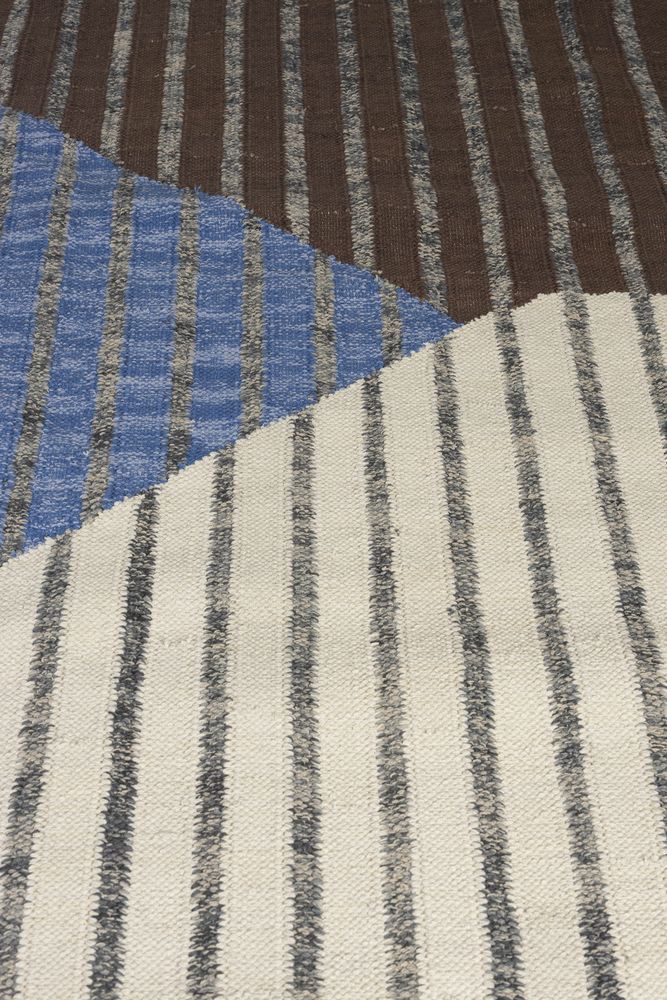 Dutchbone Hampton Rug - Blue