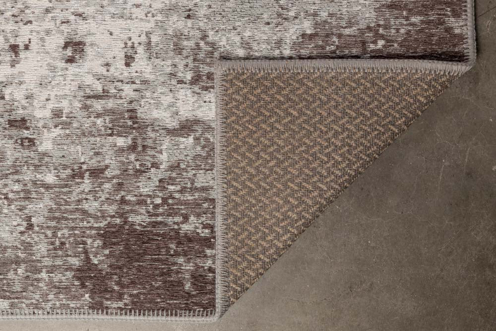 Dutchbone Caruso Rug - Distressed Brown