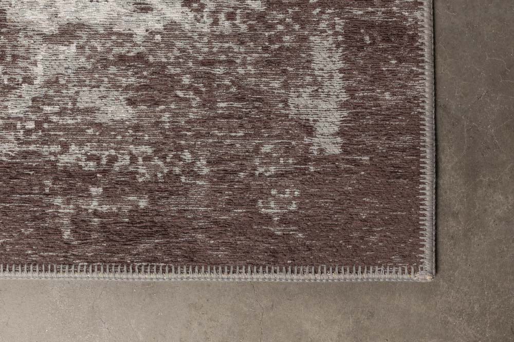 Dutchbone Caruso Rug - Distressed Brown