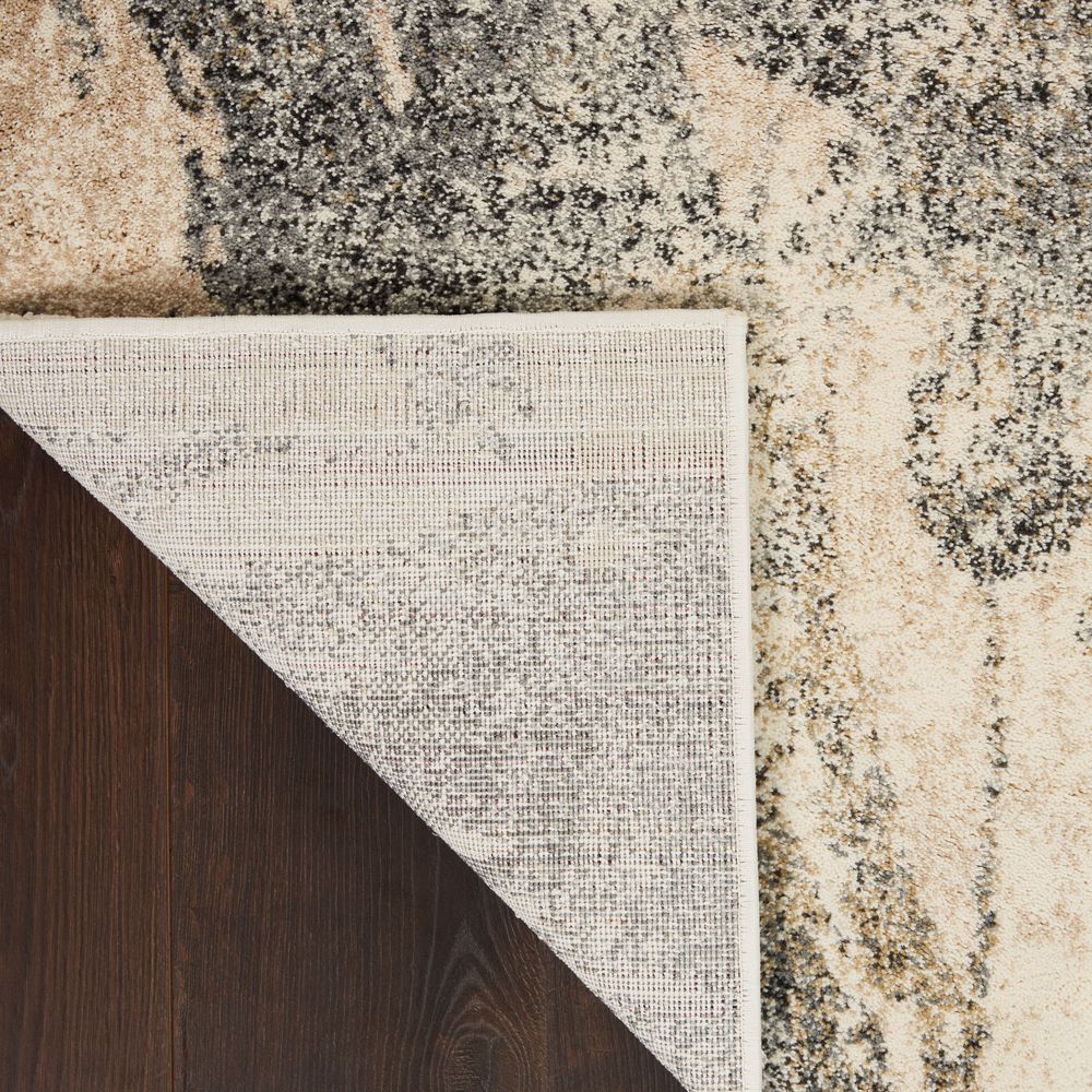 Nourison Fusion FSS16 Rug - Cream &amp; Grey