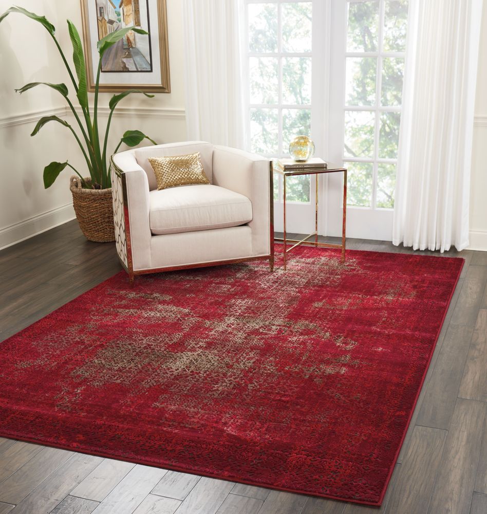 Nourison Karma KRM01 Rug - Red