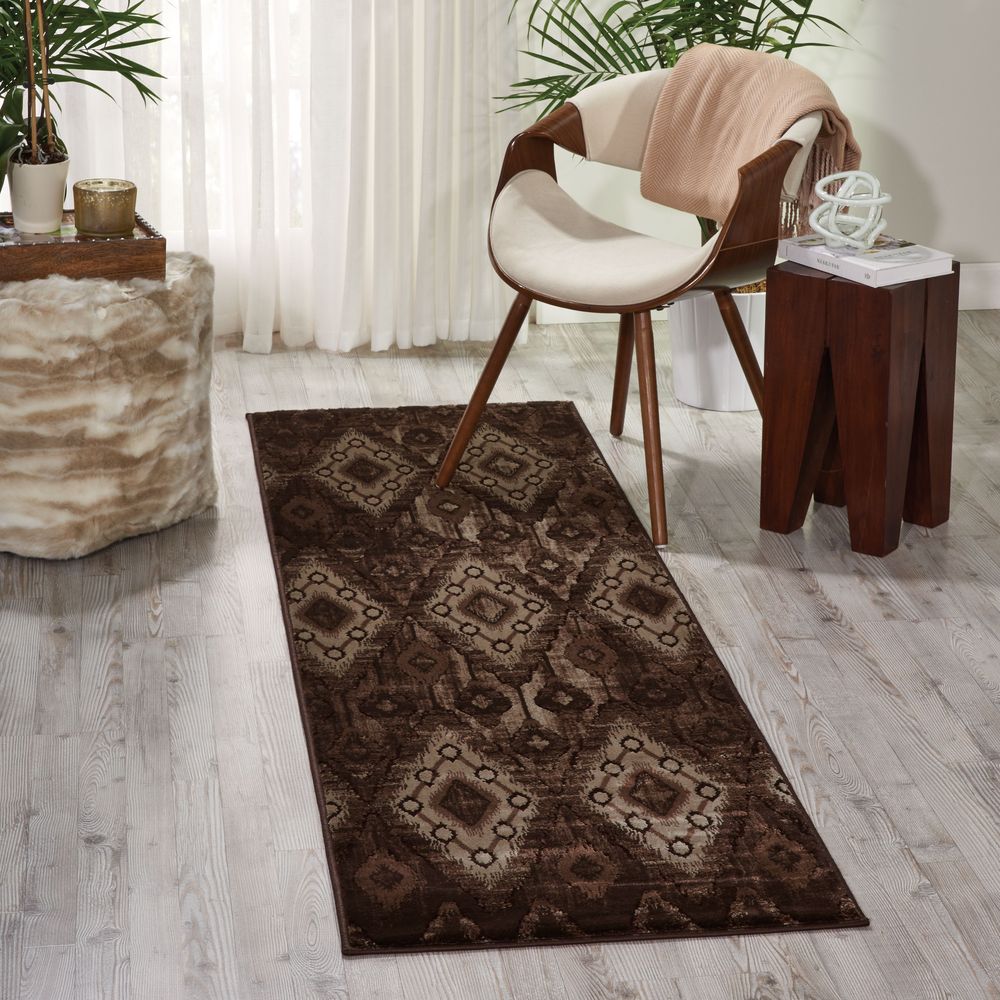 Nourison Karma KRM02 Rug - Chocolate