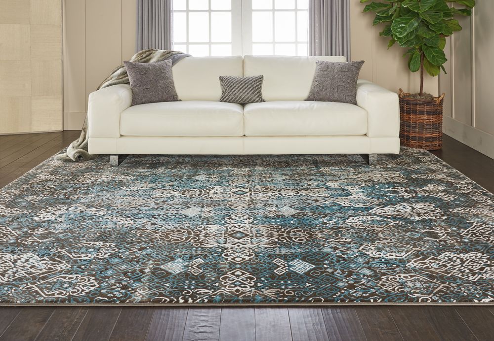 Nourison Karma KRM04 Rug - Blue