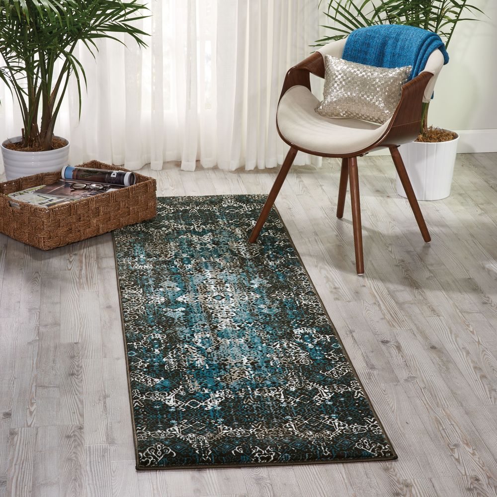 Nourison Karma KRM04 Rug - Blue