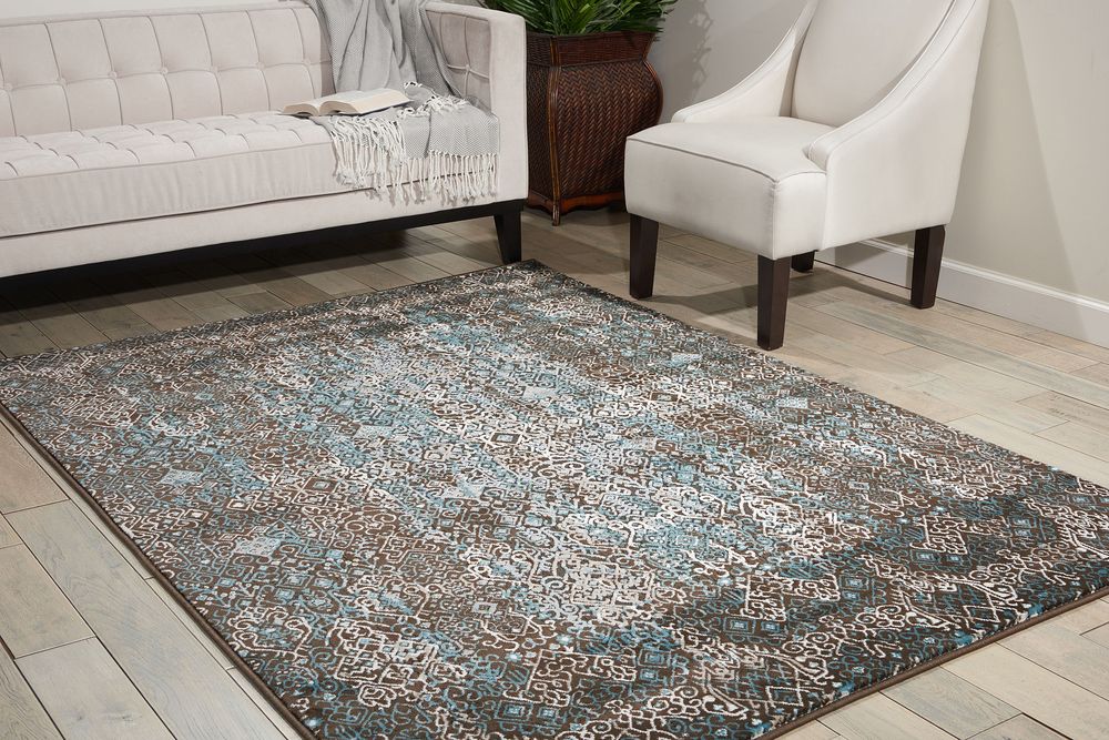 Nourison Karma KRM04 Rug - Blue