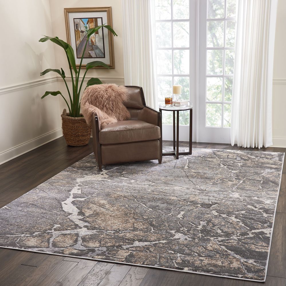 Kathy Ireland KI35 Heritage KI351 Rug - Grey