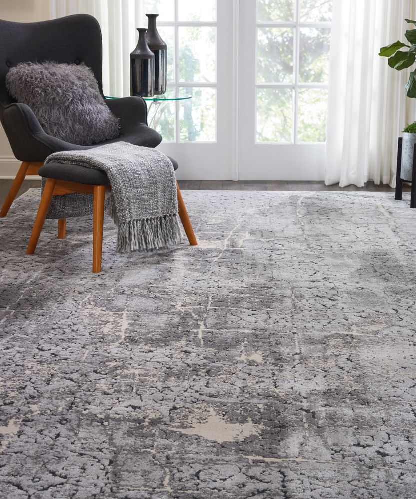 Kathy Ireland KI35 Heritage KI353 Rug - Charcoal