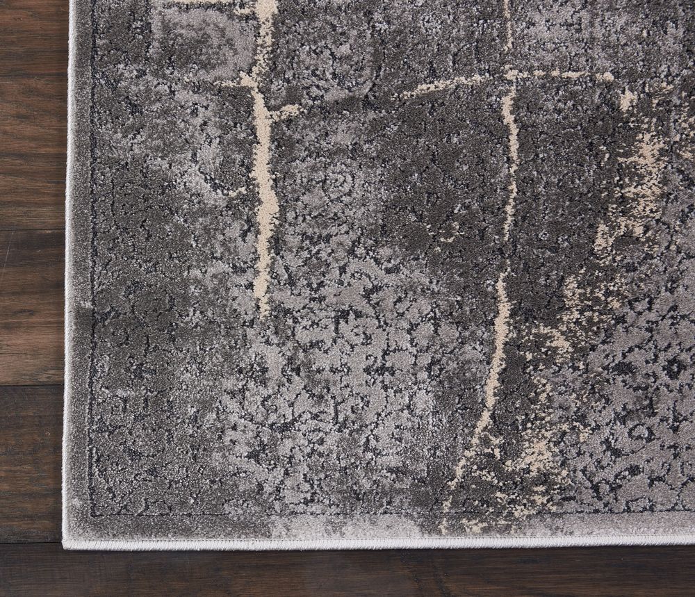 Kathy Ireland KI35 Heritage KI353 Rug - Charcoal