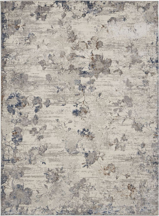 Kathy Ireland KI40 Royal Terrace KI40 Rug - Ivory &amp; Grey