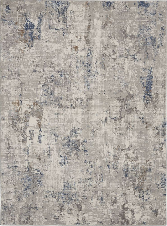 Kathy Ireland KI40 Royal Terrace KI42 Rug - White &amp; Blue