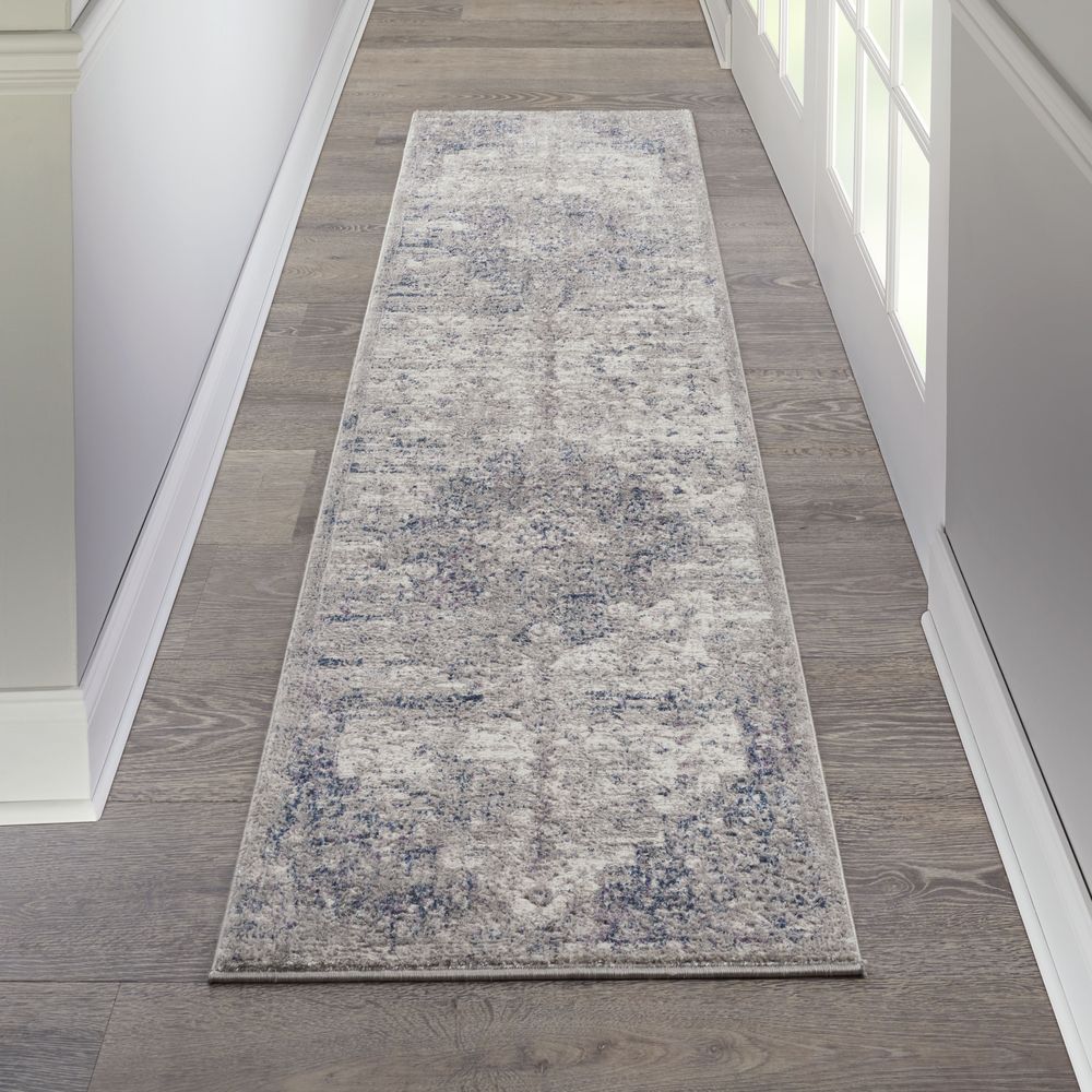 Kathy Ireland KI40 Royal Terrace KI44 Rug - Beige &amp; Blue