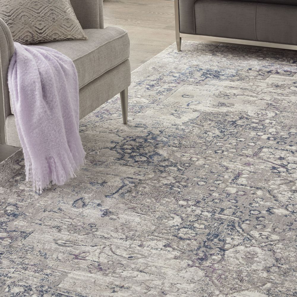 Kathy Ireland KI40 Royal Terrace KI44 Rug - Beige &amp; Blue