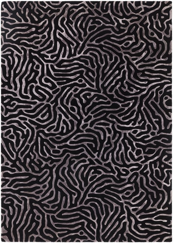 Katherine Carnaby Coral Rug - Gunmetal