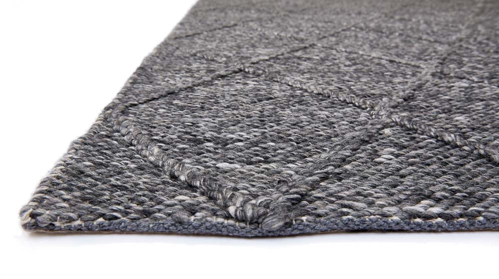 Katherine Carnaby Coast Diamond Rug - CD-01 Charcoal