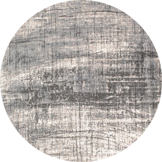 Louis De Poortere Mad Men Griff Round Rug - 8420 Jersey Stone