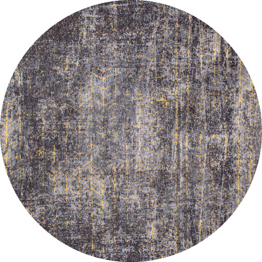 Louis De Poortere Mad Men Jacobs Ladder Round Rug - 8422 Broadway Glitter
