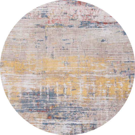 Louis De Poortere Atlantic Streaks Round Rug - 8714 Montauk Multi