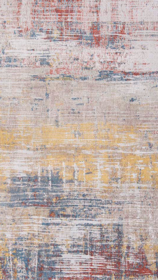 Louis De Poortere Atlantic Streaks Runner Rug - 8714 Montauk Multi