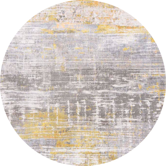 Louis De Poortere Atlantic Streaks Round Rug - 8715 Sea Bright Sun