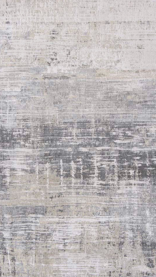 Louis De Poortere Atlantic Streaks Runner Rug - 8716 Coney Grey