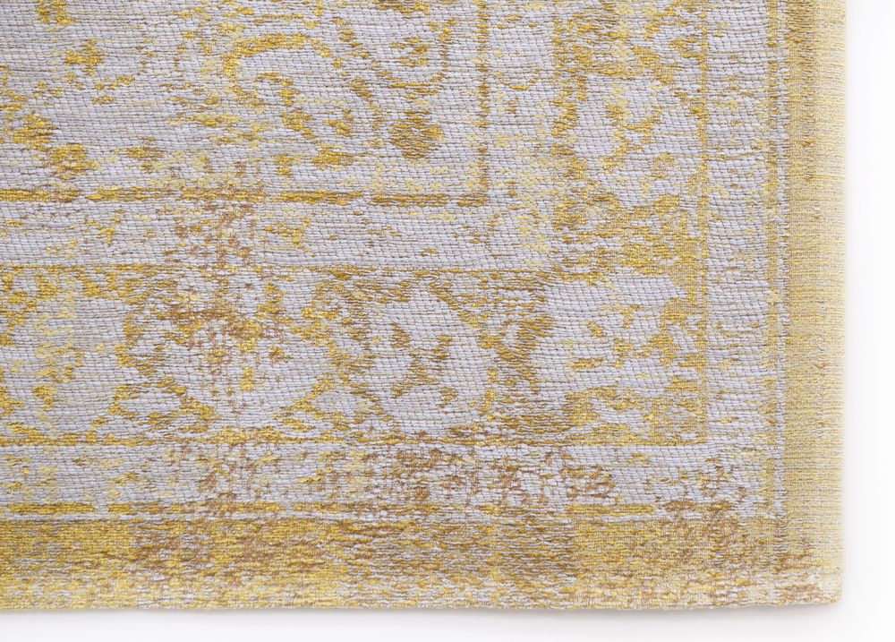 Louis De Poortere Fading World Medallion Rug - 9062 Grey Yellow