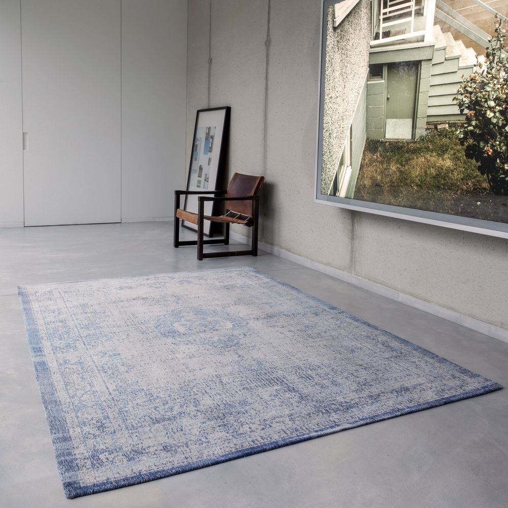 Louis De Poortere Fading World Medallion Rug - 9065 Grey Jeans