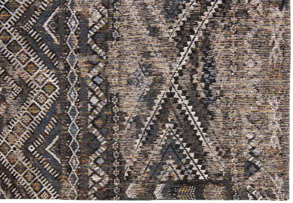 Louis De Poortere Antiquarian Kilim Rug - 9113 Black Rabat