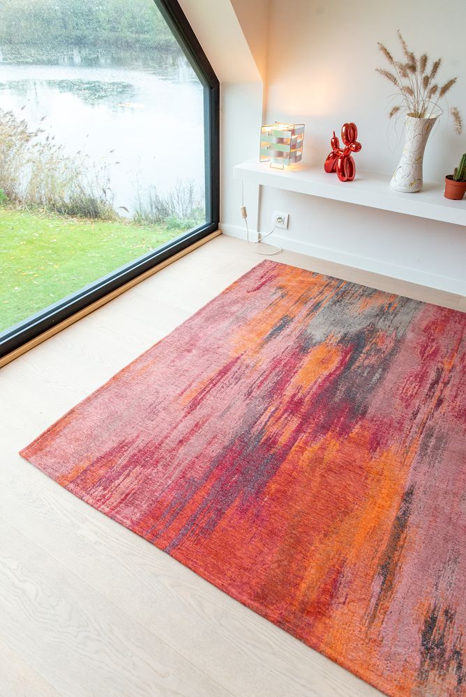 Louis De Poortere Atlantic Monetti Rug - 9116 Hibiscus Red