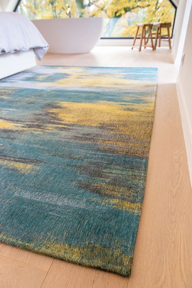 Louis De Poortere Atlantic Monetti Rug - 9119 Nymphea Blue