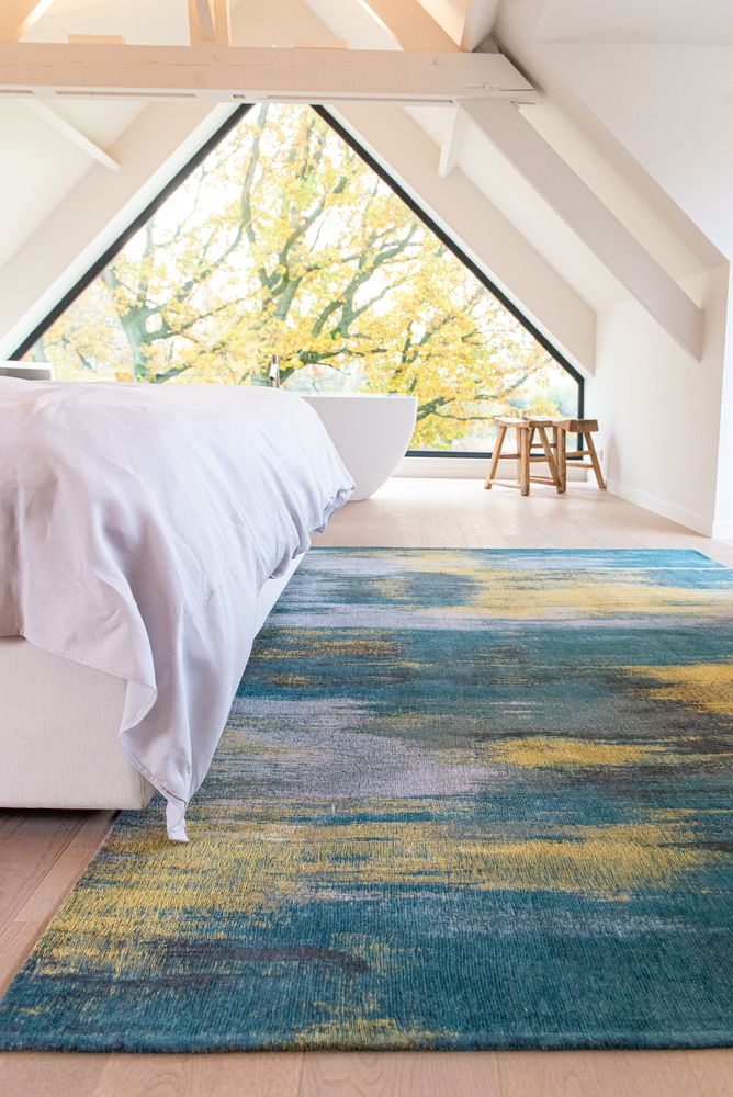 Louis De Poortere Atlantic Monetti Rug - 9119 Nymphea Blue