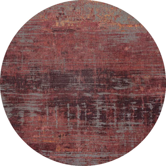 Louis De Poortere Atlantic Streaks Round Rug - 9125 Nassau Rose