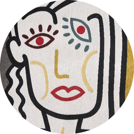 Louis De Poortere Gallery Dora Round Rug - 9143 Dorado