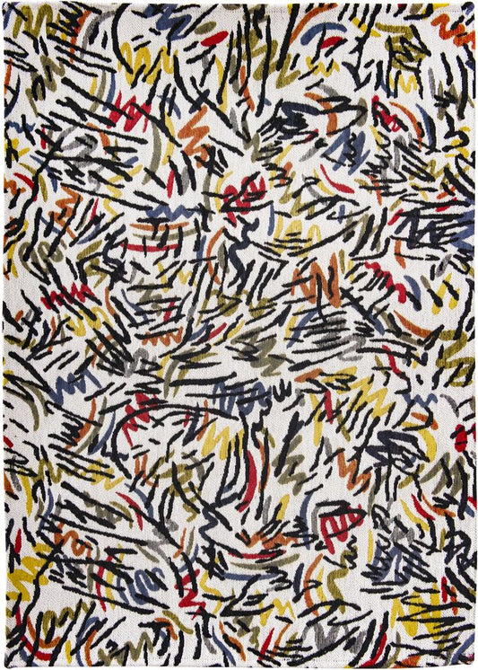 Louis De Poortere Gallery Graffito Rug - 9144 Street Graph