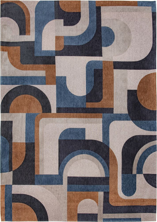 Louis De Poortere Nuance Module Rug - 9196 Camel Blue