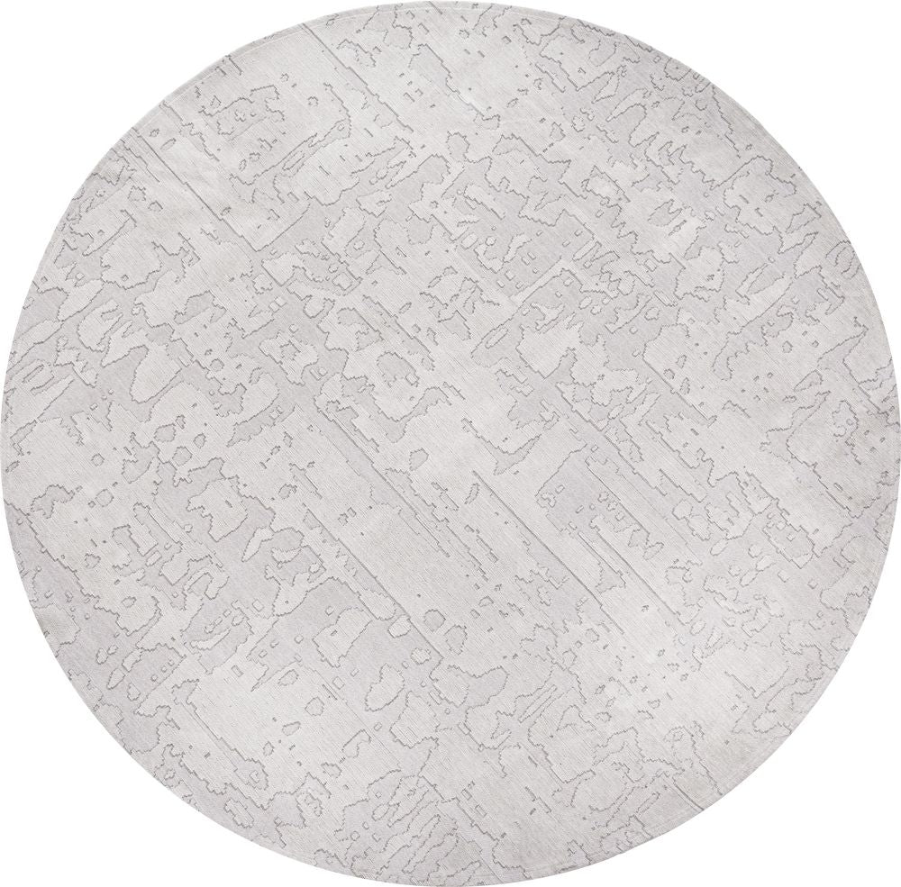 Structures Baobab Round Rug - 9198 Tsingy Oyster