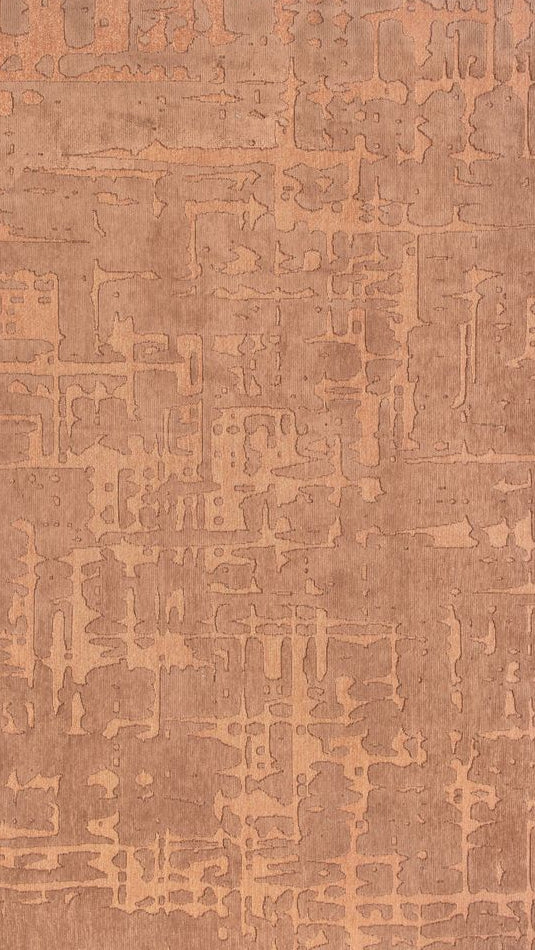 Louis De Poortere Structures Baobab Runner Rug - 9199 Za Copper