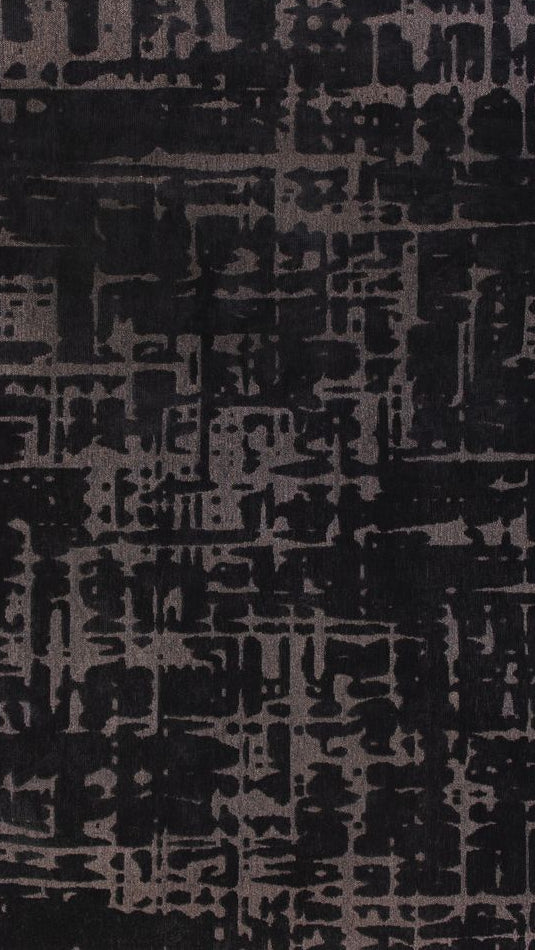 Louis De Poortere Structures Baobab Runner Rug - 9200 Black Water