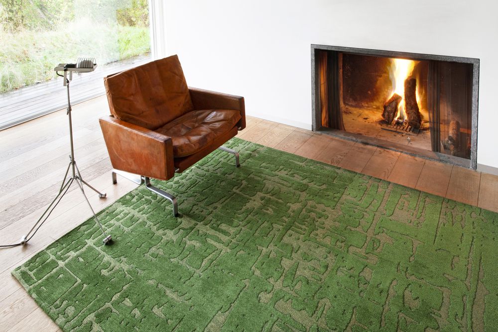 Louis De Poortere Structures Baobab Rug - 9202 Perrier's Green