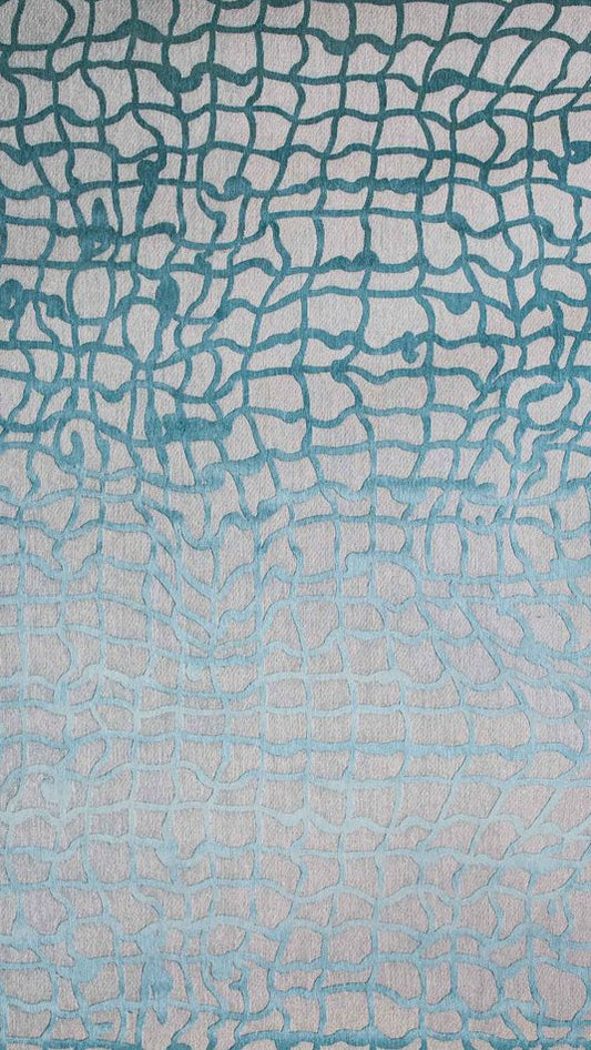 Louis De Poortere Mad Men Dedalo Runner Rug - 9203 Blue Marine