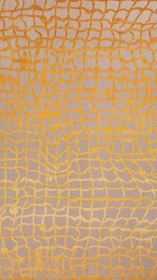 Louis De Poortere Mad Men Dedalo Runner Rug - 9205 Yellow Scarab
