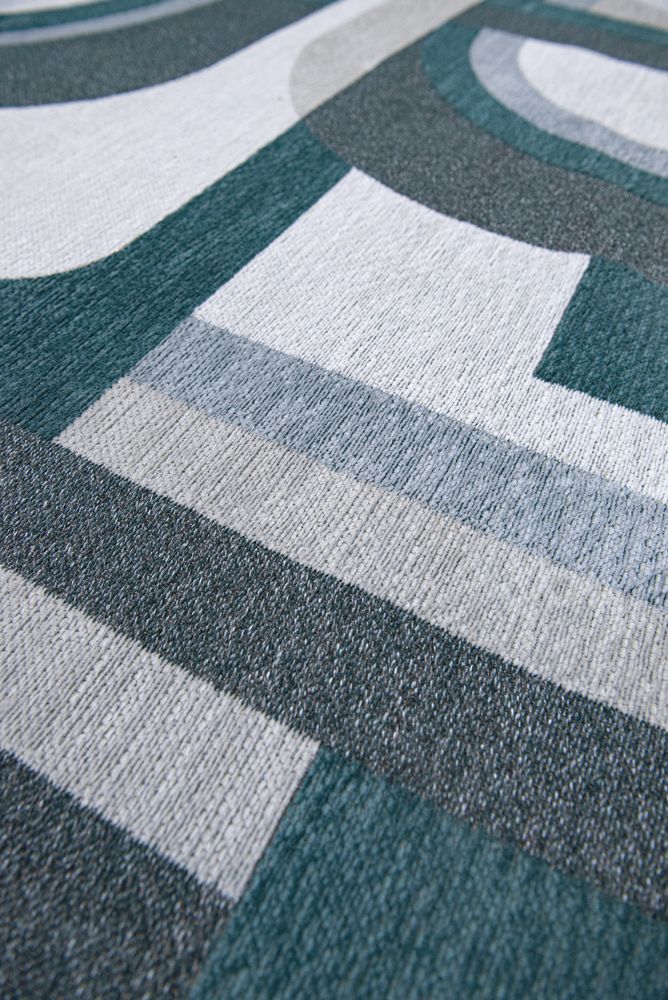 Louis De Poortere Nuance Module Rug - 9208 Morris Green