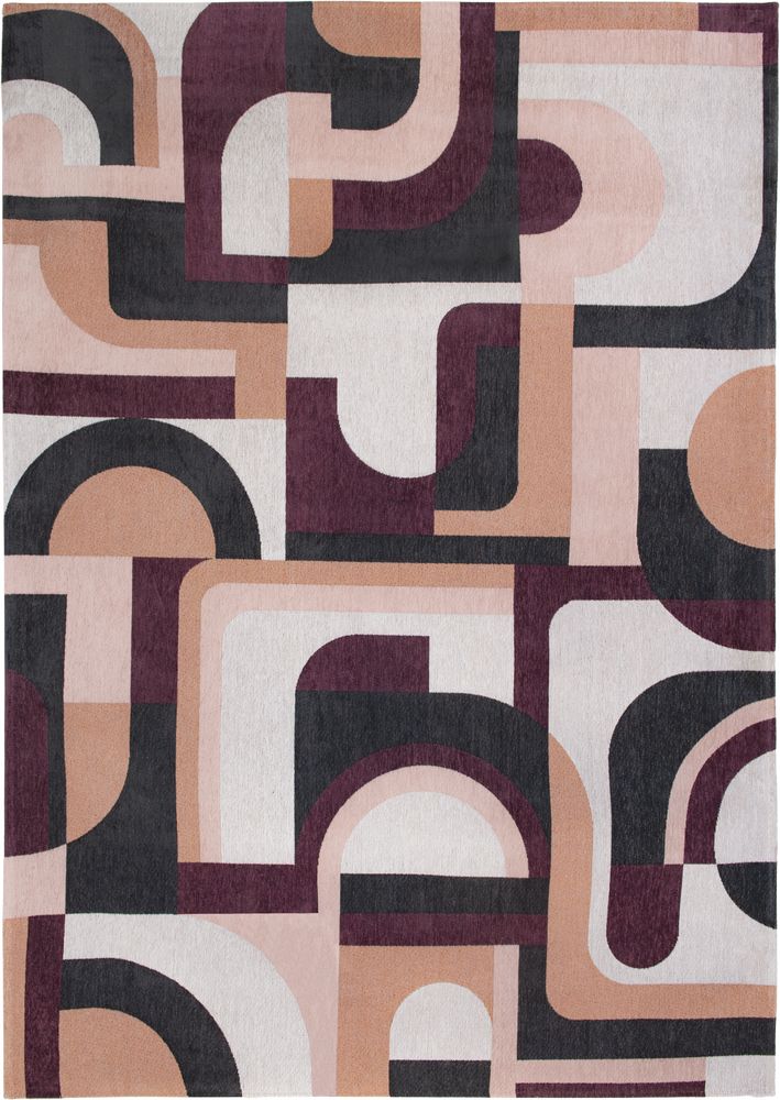 Louis De Poortere Nuance Module Rug - 9209 Pink Rohe