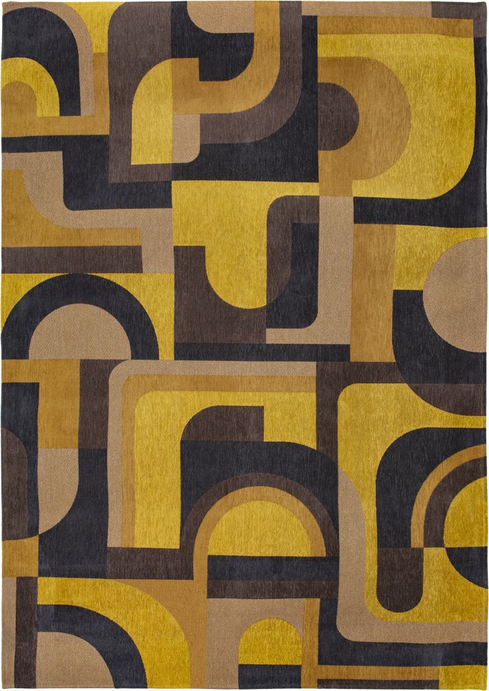 Louis De Poortere Nuance Module Rug - 9210 Yellow Meyer