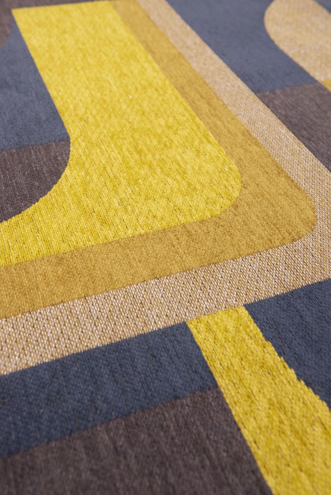 Louis De Poortere Nuance Module Rug - 9210 Yellow Meyer